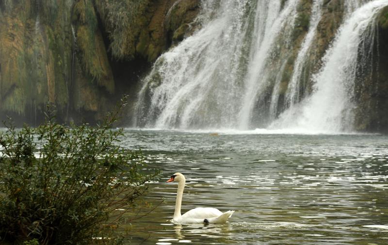 Jesenske boje i ljepote Nacionalnog parka Slapovi Krke oduševljavaju i dalje mnogobrojne turiste iz cijeloga svijeta. Photo: Hrvoje Jelavic/PIXSELL Jesenske boje i ljepote Nacionalnog parka Slapovi Krke oduševljavaju i dalje mnogobrojne turiste iz cijeloga svijeta. Photo: Hrvoje Jelavic/PIXSELL