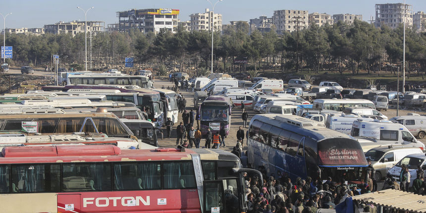 Sirija, evakuacija, Alep Sirija, evakuacija, Alep