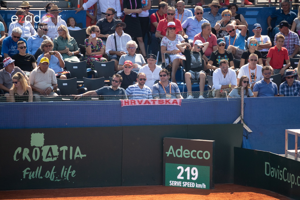 Davis Cup: Vruća navijačka atmosfera u meču Ćilića i Querreya