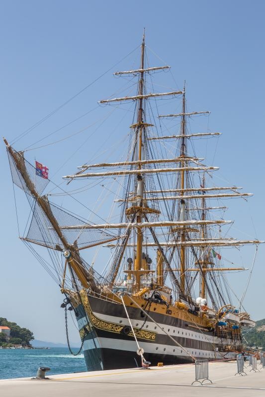 Talijanski školski brod “Amerigo Vespucci” u Dubrovniku. Photo. Grgo Jelavić/PIXSELL