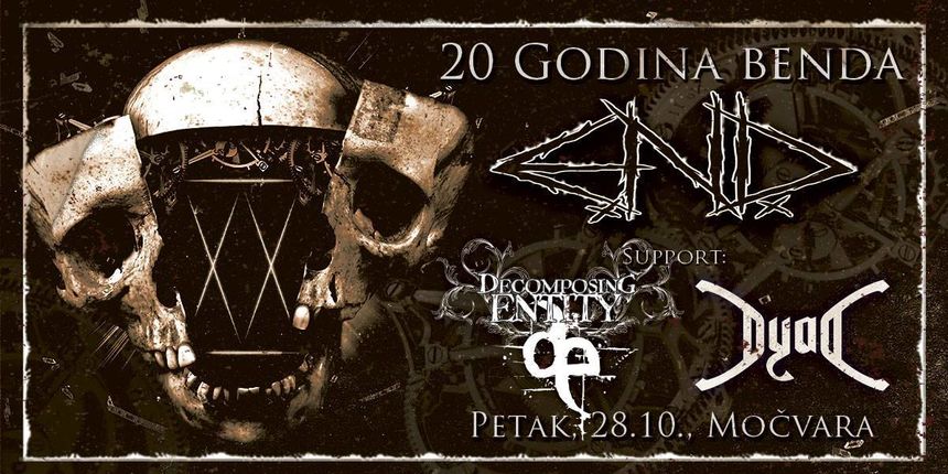 E.N.D. u Močvari slavi 20 godina rada! E.N.D. u Močvari slavi 20 godina rada!