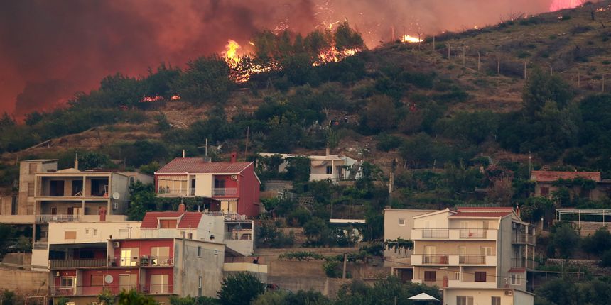 Požar kod Splita