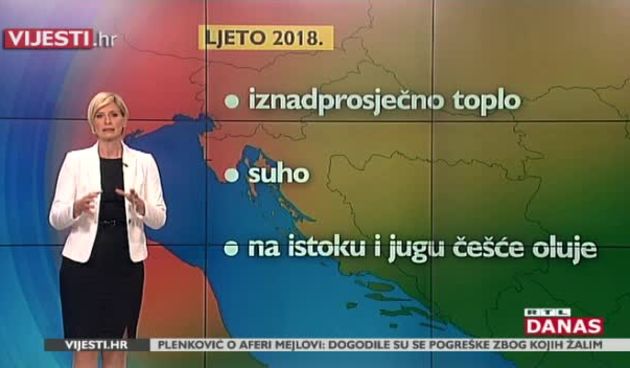 RTL-ova vremenska prognoza za ljeto: Dunja Mazzocco Drvar predviđa koliko će biti teških dana i nepodnošljivih noći (thumbnail)