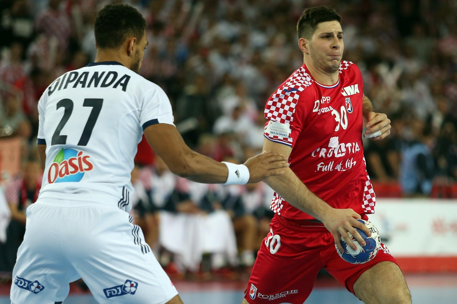 Arena, Zagreb – Europsko rukometno prvenstvo, skupina I, 3. kolo, Hrvatska – Fancuska Arena, Zagreb – Europsko rukometno prvenstvo, skupina I, 3. kolo, Hrvatska – Fancuska