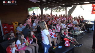 Bibinje: Navijanje za Vatrene i fešta nakon pobjede nad Engleskom