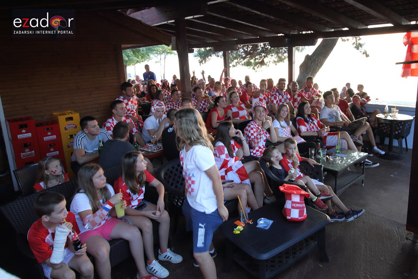 Bibinje: Navijanje za Vatrene i fešta nakon pobjede nad Engleskom