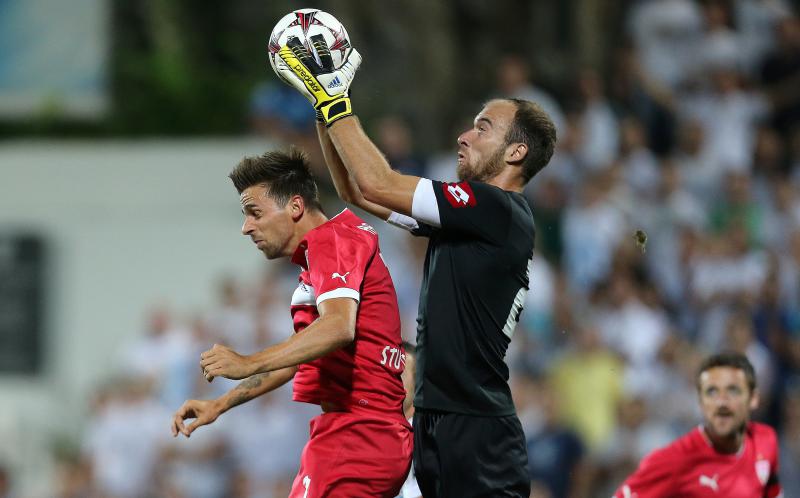 Stadion Kantrida, Rijeka – Prva utakmica 4. pretkola Europske lige, HNK Rijeka – VfB Stuttgart. Photo: Igor Kralj/PIXSELL Stadion Kantrida, Rijeka – Prva utakmica 4. pretkola Europske lige, HNK Rijeka – VfB Stuttgart. Photo: Igor Kralj/PIXSELL