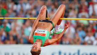 Zagreb, 130911.
IAAF World Challenge Zagreb 2011, 
61. memorijal Borisa Hanzekovica na atletskom stadionu Mladost na Savi.
Na slici: Blanka Vlasic.
Foto: Goran Mehkek / CROPIX