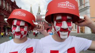 Hrvatski navijači okupirali centar Moskve!