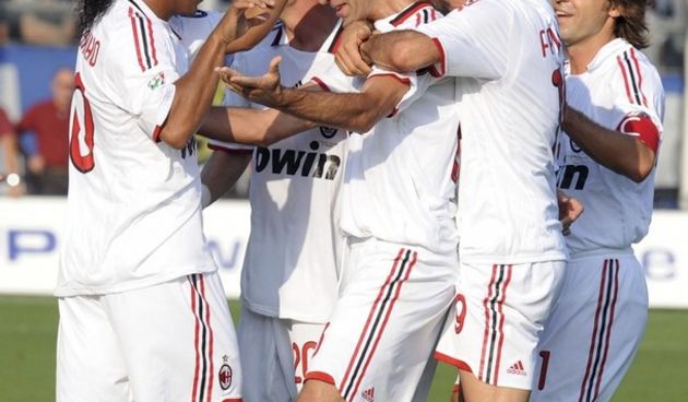 Slavlje igrača Milana, Foto: Reuters