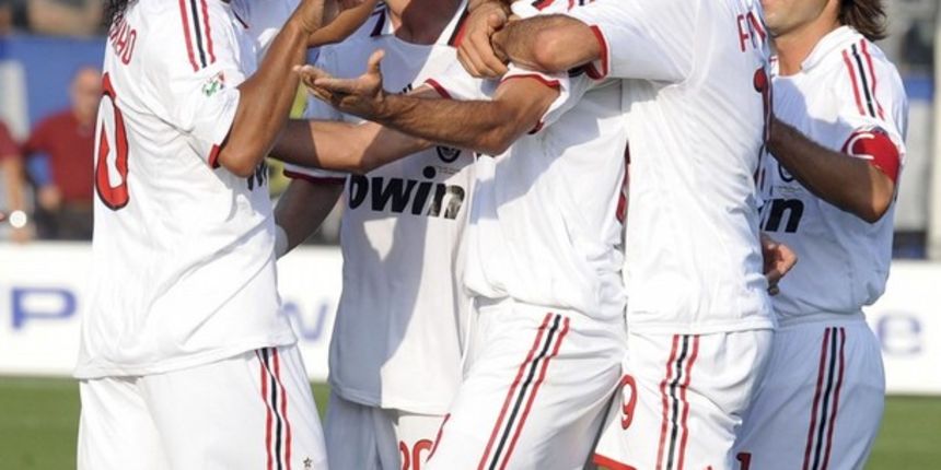 Slavlje igrača Milana, Foto: Reuters