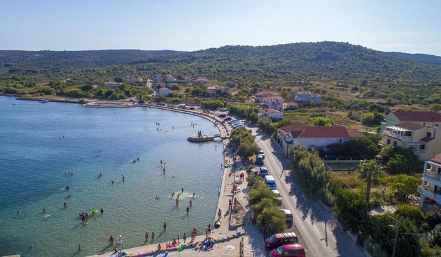 Ljeto, plaža, turizam, turisti, pašman