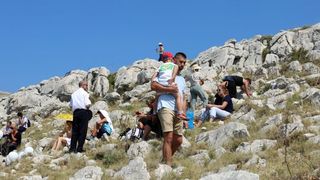 30.08.2015., Kornati – Na otoku Kornatu obiljezena je 8. obljetnica stradanja 12 vatrogasaca iz Sibenika, Vodica i Tisnog. Photo: Dusko Jaramaz/PIXSELL 30.08.2015., Kornati – Na otoku Kornatu obiljezena je 8. obljetnica stradanja 12 vatrogasaca iz Sibenika, Vodica i Tisnog. Photo: Dusko Jaramaz/PIXSELL
