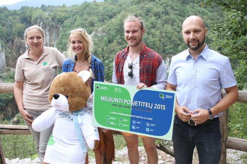 Britanski par milijunti su posjetitelji NP Plitvička jezera, Photo: Kristina Štedul Fabac/PIXSELL