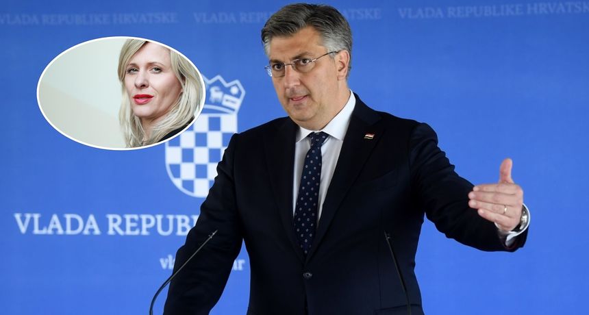 Andrej Plenković i Dijana Zadravec