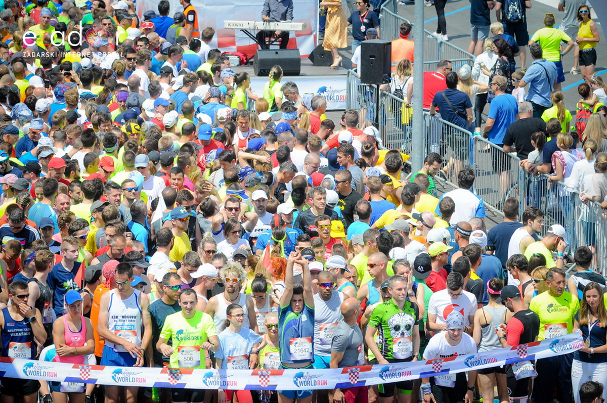 Start utrke Wings for Life World Run Zadar 2018.