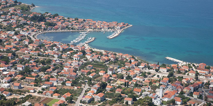 Grad Zadar iz zraka, foto: Leo Banić