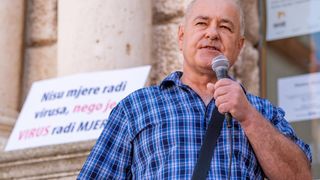 Na Narodnom trgu održan prosvjed “Krik za slobodu” protiv epidemioloških mjera