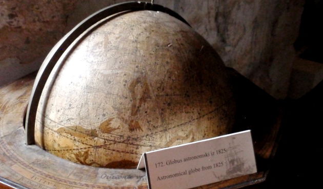 Brodarstvo i brodogradnja u Dalmaciji od srednjeg vijeka do konca 18.st., astronomski globus iz 1825. godine