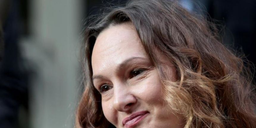 Zagreb – Na Iblerovom trgu zavrsen je cetvrti krug pregovora izmedju Koalicije Hrvatska raste i Mosta. Nakon pregovora predstavnici koalicija dali su izjave za medije. Ruzica Vukovac. Photo: Patrik Macek/PIXSELL