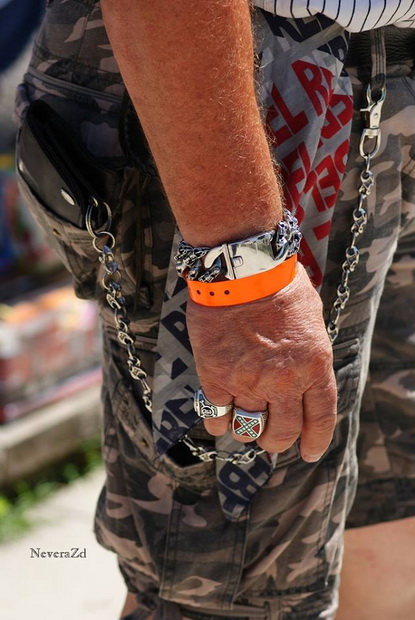 Nekoliko stotina vlasnika kultnih Harley Davidsona danas je posjetilo Zadar, Foto: Nevera ZD