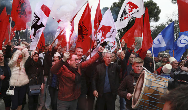 Albanija prosvjedi