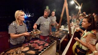 Zadar: Posljednja večer tradicionalne fešte Noć punog miseca, Photo: Dino Stanin/PIXSELL