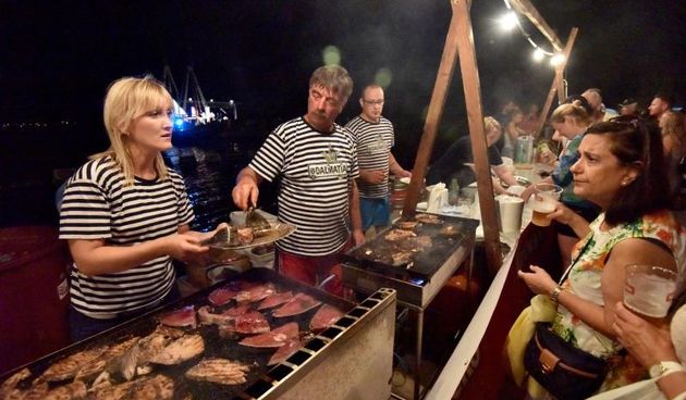 Zadar: Posljednja večer tradicionalne fešte Noć punog miseca, Photo: Dino Stanin/PIXSELL