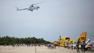 Dan otvorenih vrata Zračne baze Zemunik 5. kolovoza 2014., Foto: Filip Brala/PIXSELL