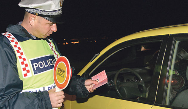 Akcija vikend, alkotest, foto: www.jutarnji.hr