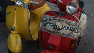 Vespa World Days 2015: Prve vespe stigle u Biograd, foto: Vinko Pešić