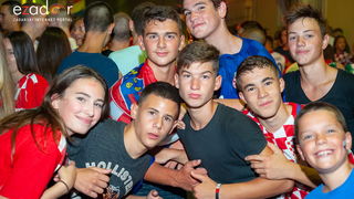 Zadar je gorio: Velika fešta nakon plasmana Vatrenih u finale Svjetskog prvenstva