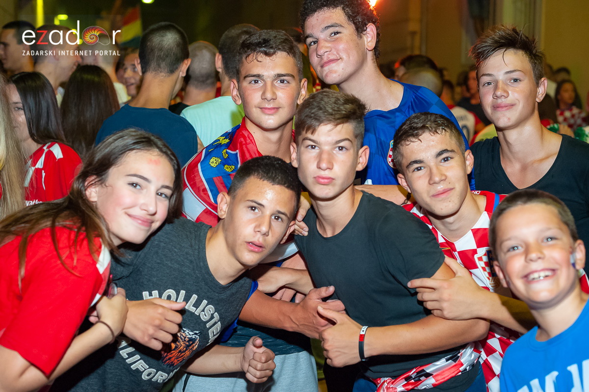 Zadar je gorio: Velika fešta nakon plasmana Vatrenih u finale Svjetskog prvenstva