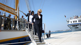 Uplovljavanje školskog broda “Kraljica mora” (Foto:Saša Čuka)