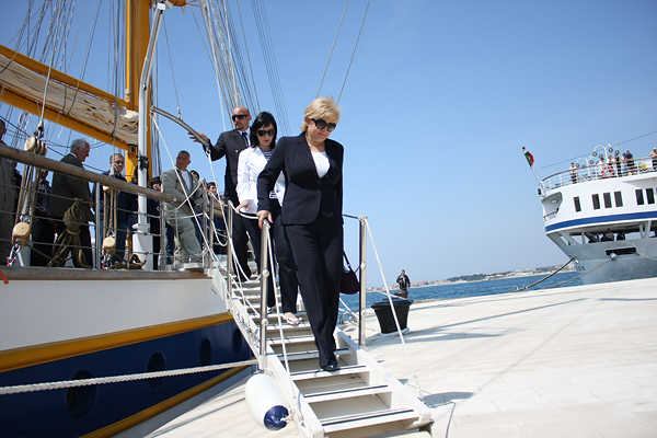 Uplovljavanje školskog broda “Kraljica mora” (Foto:Saša Čuka)