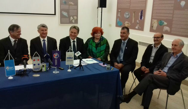 HDZ potpisao koaliciju s HSP-AS-om, HSU-om, HRAST-om i NS-Reformistima