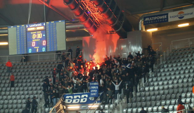 Hajduk – Dinamo, bakljada B.B.B.