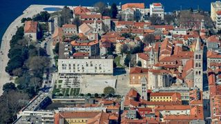 Zadar iz zraka, zračna panorama