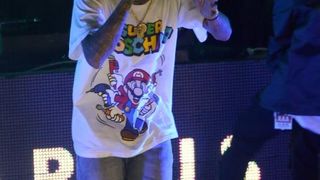 Koncert Chrisa Browna, koji je trebao biti održan na plaži Zrće, zbog jake bure je održan u prepunom klubu Aquarius.  Photo: Dalibor Urukalović/PIXSELL