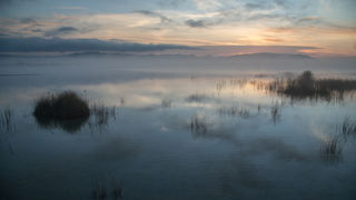 Čarobno jutro na Vranskom jezeru Čarobno jutro na Vranskom jezeru