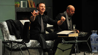 Zadar, 06.11.2012. snimio: Nenad Marčev
Gradsko kazalište Sisak &
Kazališna družina AMICRO
Mario Fratti:
PRIJATELJI(CE), komedija
redatelj: Boris B. Hrovat
igraju: Goran Grgić, Nada Abrus,
Dunja Sepčić, Igor Golub
Dvorana HNK Zadar Zadar, 06.11.2012. snimio: Nenad Marčev
Gradsko kazalište Sisak &
Kazališna družina AMICRO
Mario Fratti:
PRIJATELJI(CE), komedija
redatelj: Boris B. Hrovat
igraju: Goran Grgić, Nada Abrus,
Dunja Sepčić, Igor Golub
Dvorana HNK Zadar