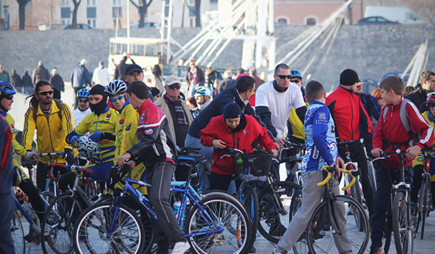 Božićna biciklijada Zadar – Vir (foto:Saša Čuka)
