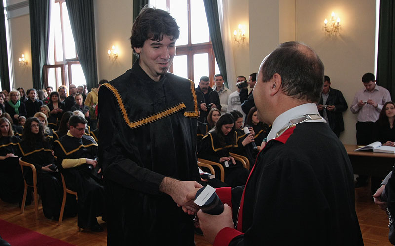 Promocija diplomiranih studenata, 7. ožujka 2009. (foto: Marin Gospić)