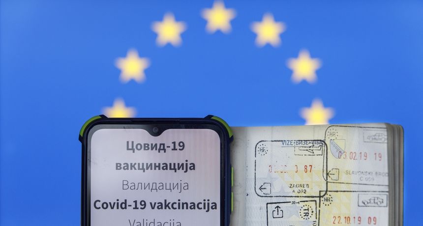 Covid putovnica, putovanje