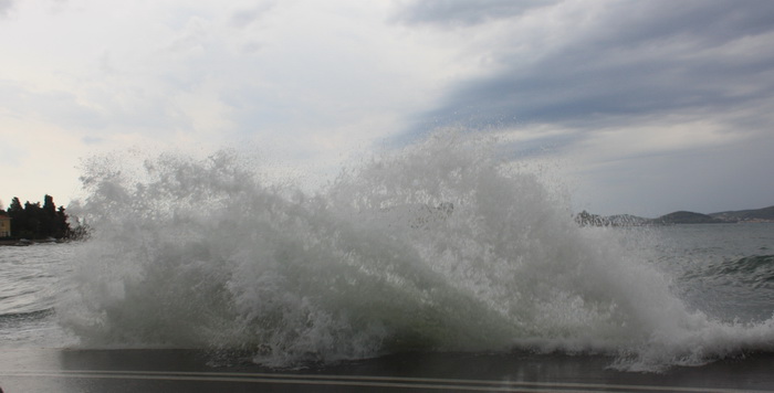 Tramontana u Zadru 26. kolovoza 2012.