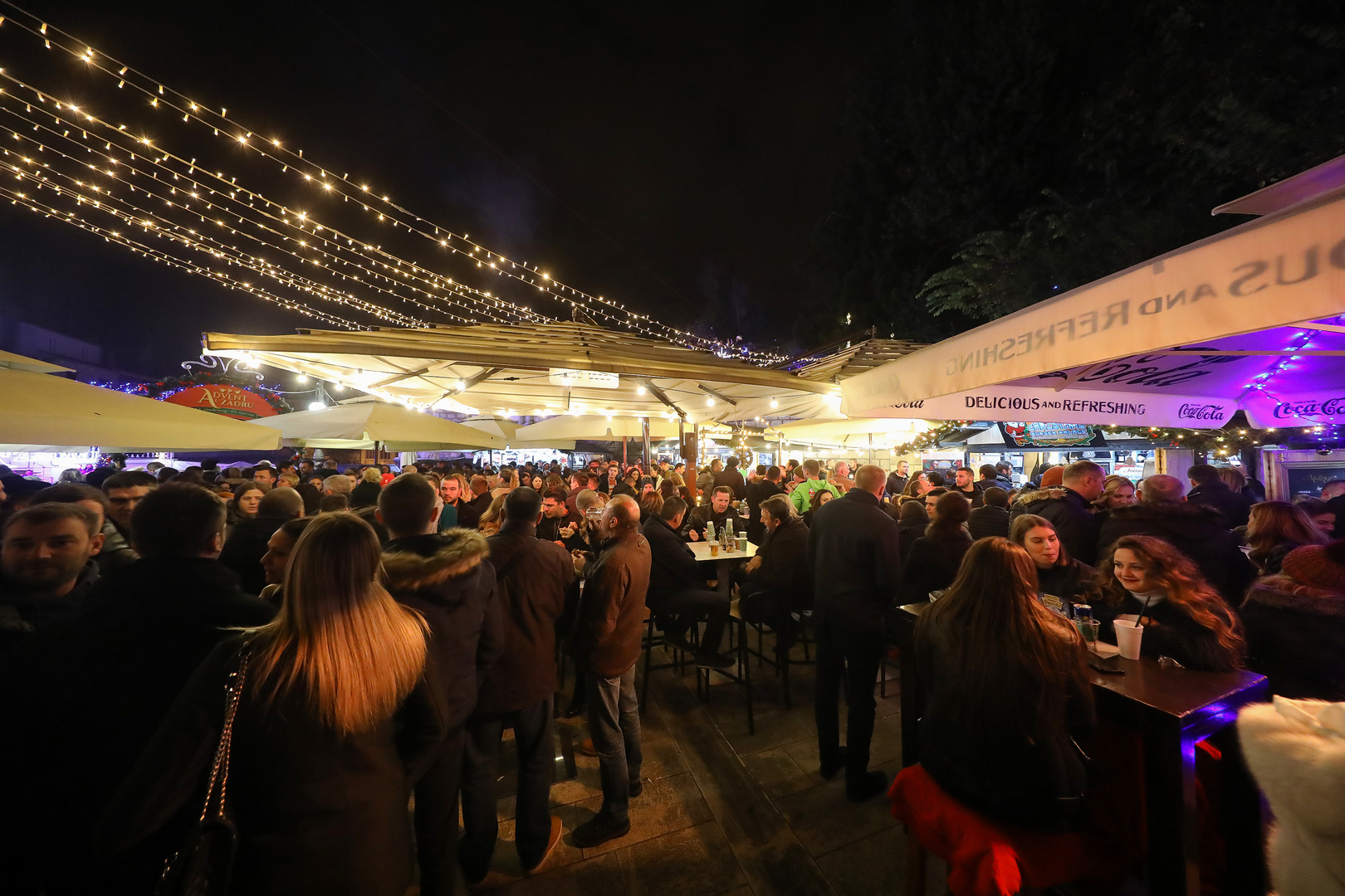 Pogled iz zraka: Svečano otvorenje manifestacije “Advent u Zadru”