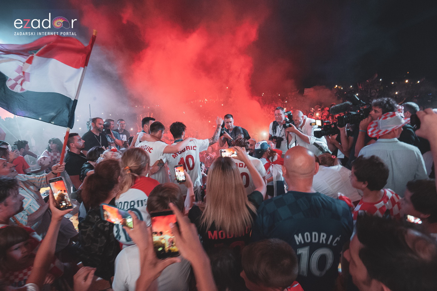Zadar priredio nezaboravan doček svojim Vatrenim herojima