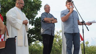 Blagosolov križa na brdu Brisnica Blagosolov križa na brdu Brisnica