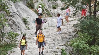 Kanjon Paklenice prepun je posjetitelja i penjača. Photo: Dino Stanin/PIXSELL
