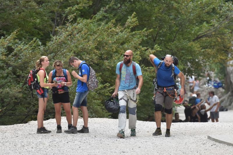 Kanjon Paklenice prepun je posjetitelja i penjača. Photo: Dino Stanin/PIXSELL